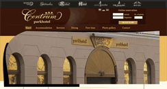 Desktop Screenshot of parkhotelcentrum.sk